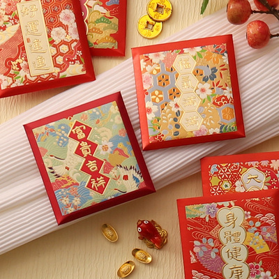 2026新年个性新款创意春节压岁可爱通用红包壳过年卡通利是封国风