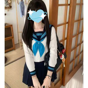 仙雅雪原创jk制服水手服正版日系校供学院风女学生中间少女套装