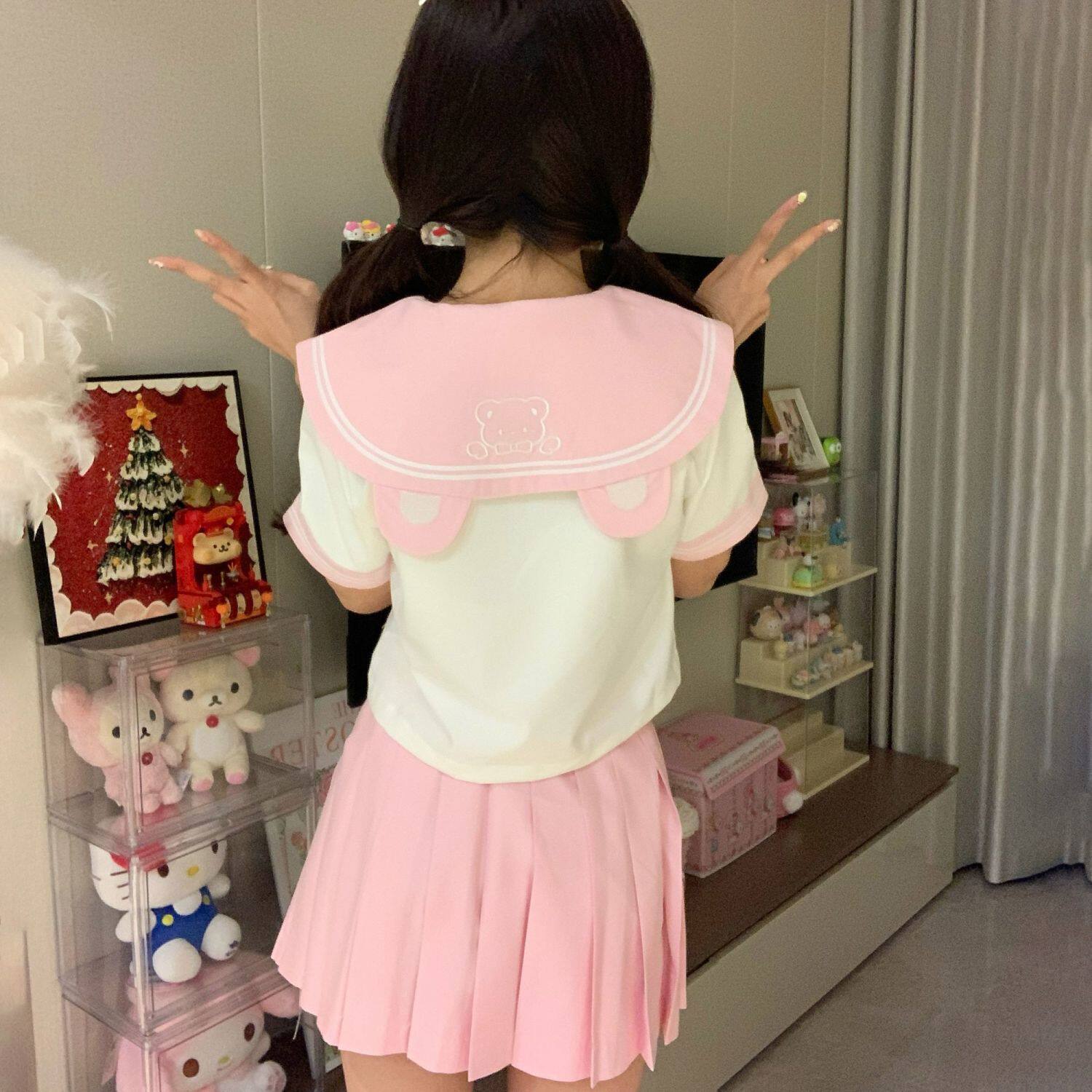 十一封信JK【小熊来信】原创制服女幼稚园水手服短袖萌软可爱套装