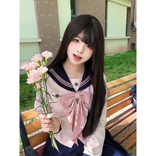 【樱澜中】巧所原创jk制服水手服正版收腰学院风短袖长袖JK套装