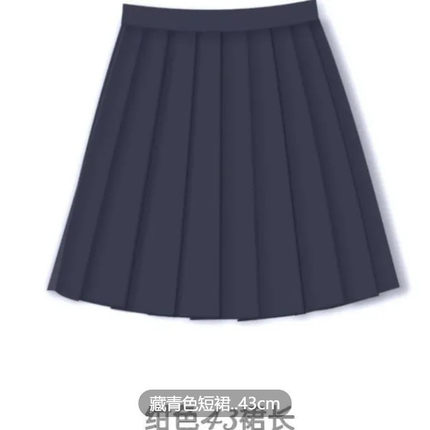酱酱猫JK日系不良JK制服正版长裙正统学生百褶裙半身裙班服基础款