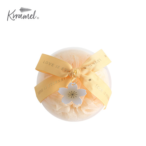 KRRAMEL可爱樱花超柔浴球高档