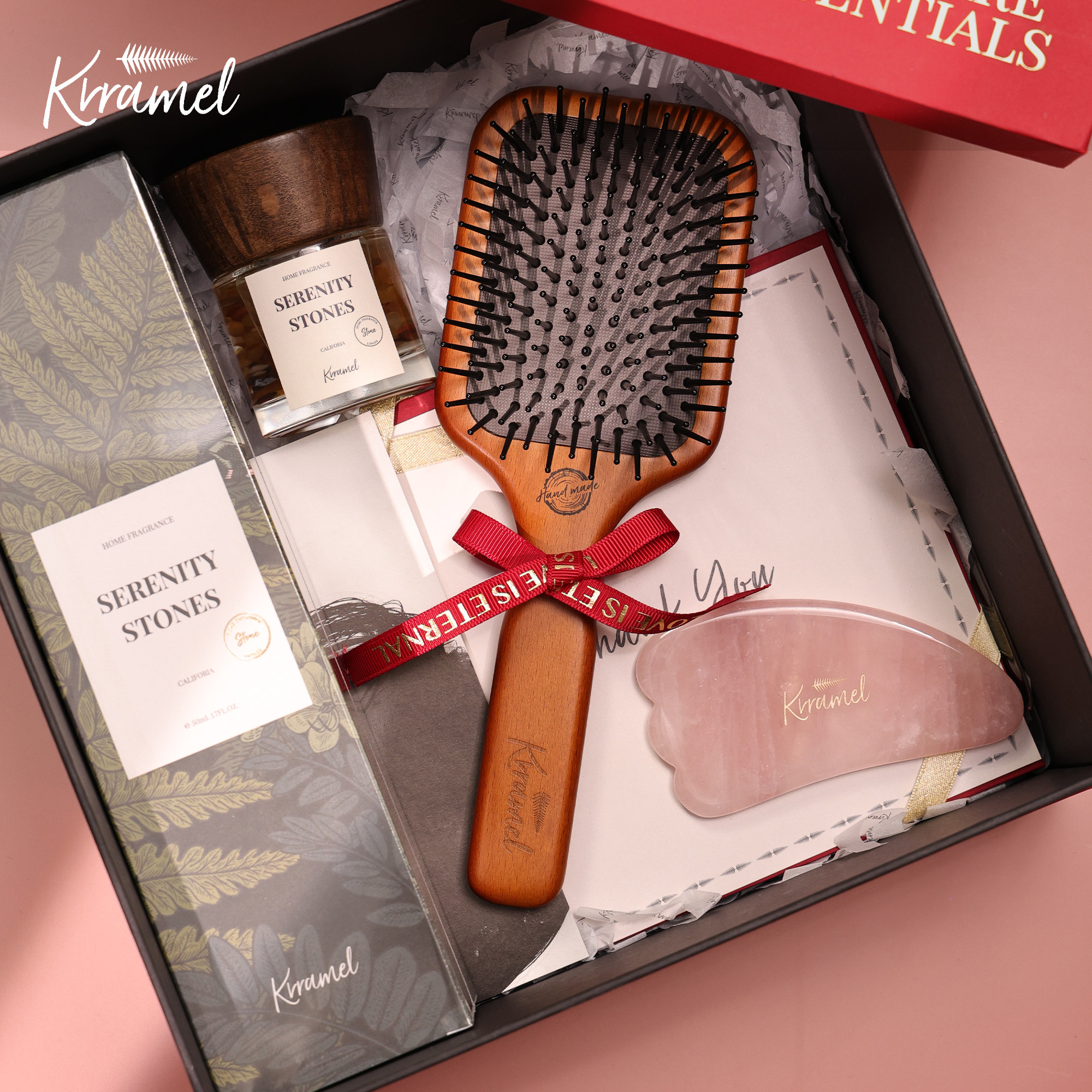 KRRAMEL新婚礼物女生气垫按摩梳子礼盒实用送闺蜜结婚伴手礼,节庆用品/礼品,创意礼盒/礼品套组,淘宝优惠券,粉丝福利购,淘宝优惠卷