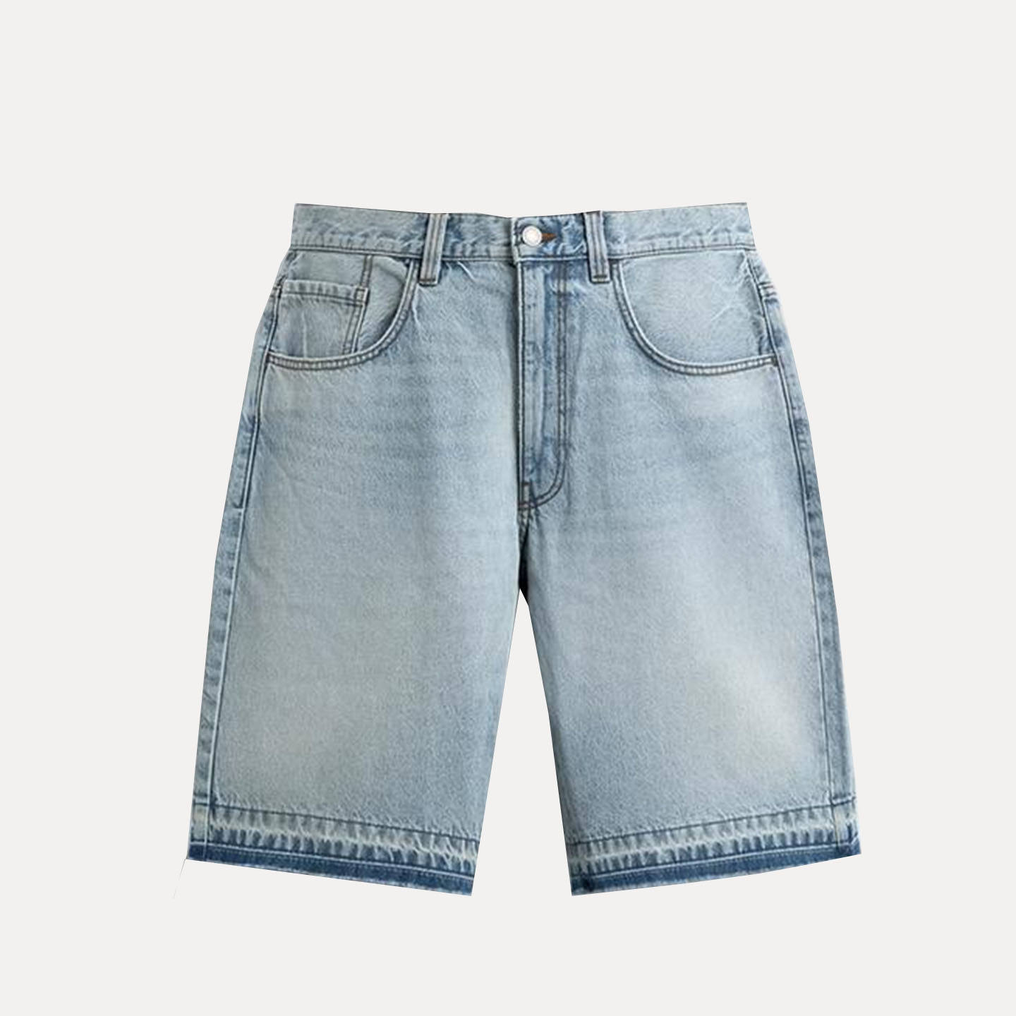 thumbnail for Cabinet 329! Men's Clothing 2026 New Summer European and American Style Loose Washed Denim Casual Shorts 3409450