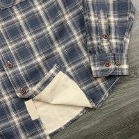 The counter is 399! Men's 2026 new autumn pocket workwear checkered casual lapel retro long-sleeved shirt jacket thumbnail 7