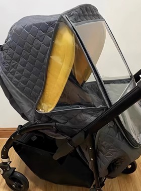 适用博格步bugaboo蝴蝶bee6/5/3蜻蜓fox婴儿车冬天防寒雨罩防挡风