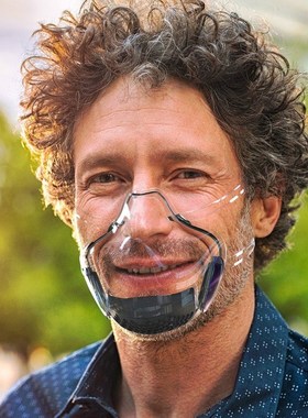 Reusable Clear Face Mask Bandage Cover Mouth Nose Mask Face