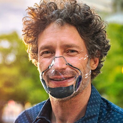 Reusable Clear Face Mask Bandage Cover Mouth Nose Mask Face