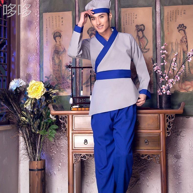 古装汉演家丁仆人茶馆酒店服