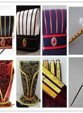 男汉服帽子曹操诸葛亮头冠汉代大臣成人礼冠帽游戏跑男道具剑扇子