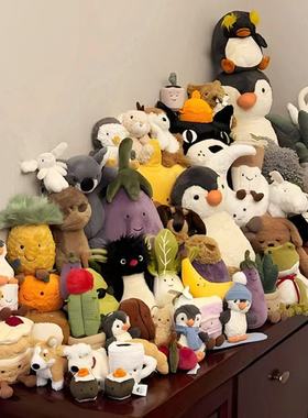 日本JELL趣味毛绒玩具可爱玩偶小号公仔毛绒包包挂件挂饰节日礼物