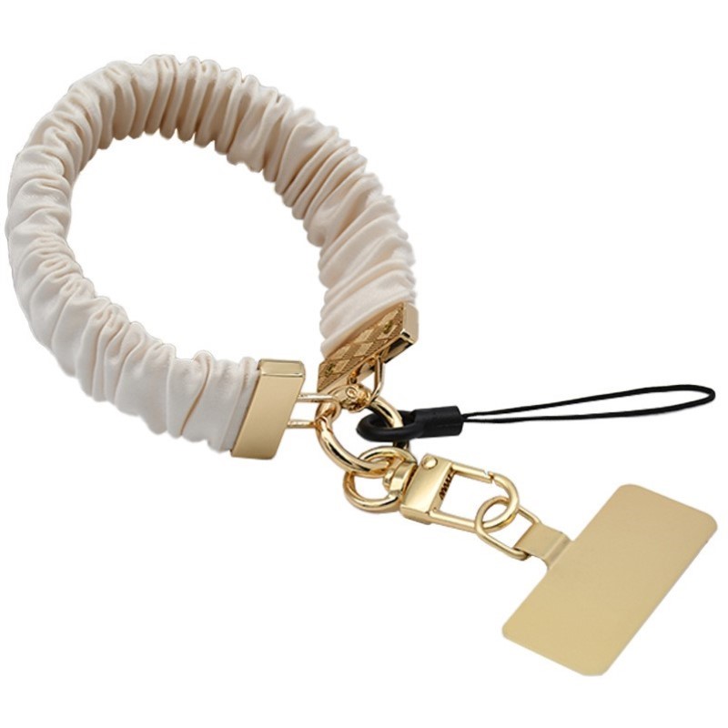 网红款手机手弹力女士挂绳钥匙扣男款汽车挂件手腕带高档精致手腕