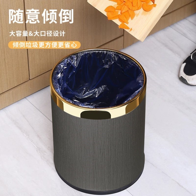 卧室大容量办公室新款厨房大家用客厅卫生间垃圾桶高档轻奢号2025