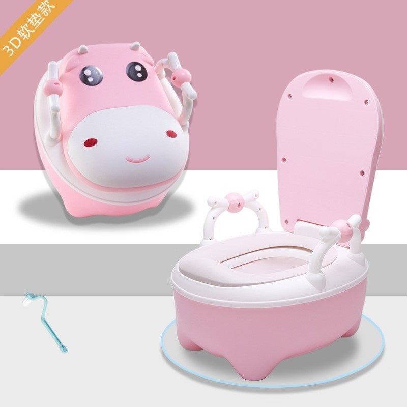 辅助厕所卡通小女孩幼儿儿童小便斗女桶训练坐便器小孩孩子如厕