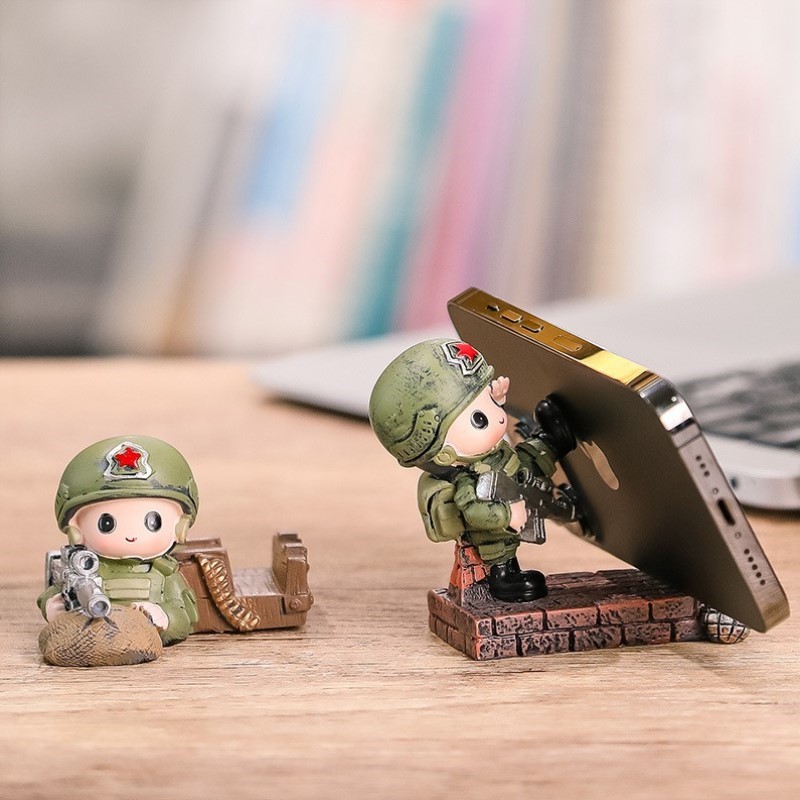 桌面送文创延安退伍军人礼物特种兵摆件井冈山战友纪念品红军党员