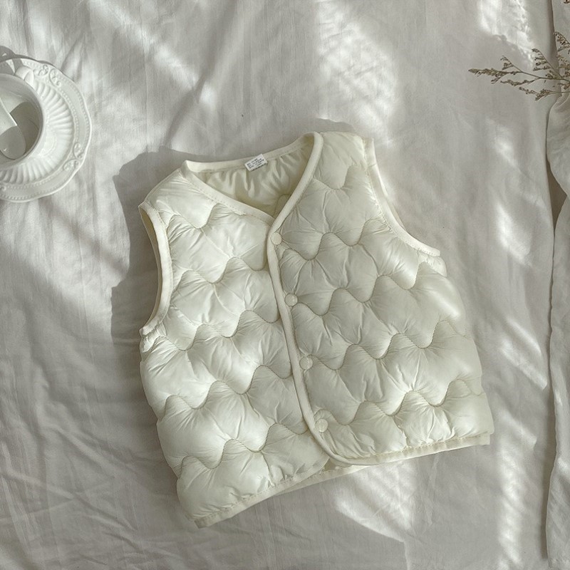 轻薄棉棉秋冬季保暖外穿穿儿童新款男女内胆童装夹背心棉马甲薄款
