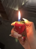 Милая клубника, высококачественная креативная металлическая надувная зажигалка подходит для мужчин и женщин для друга