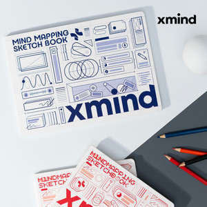 手绘思维导图B5A6笔记本Xmind