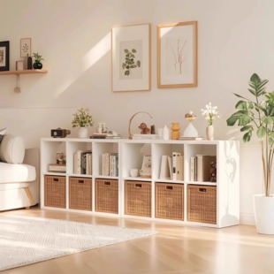 新疆包邮格子柜客厅书格书柜组合落地电视柜置物架收纳储物柜