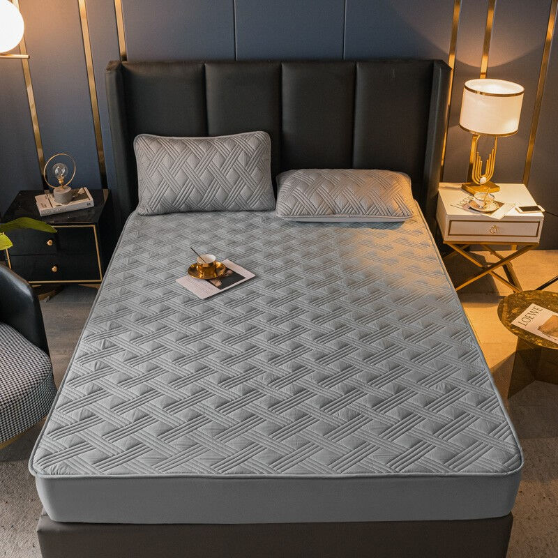 嘟呗加厚加棉磨毛床笠可水洗亲肤床罩床单防尘罩1.5m/1.8米双人床