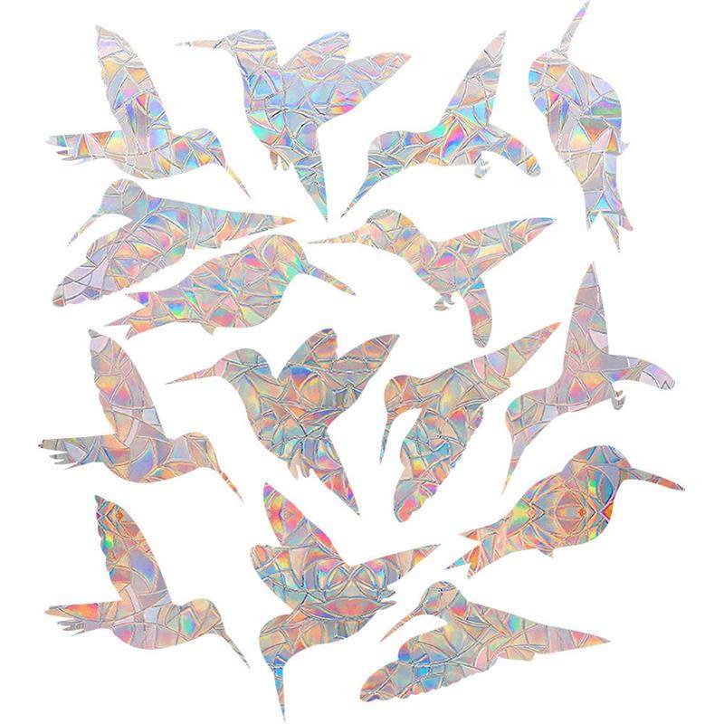 蜂鸟防撞击玻璃贴 Hummingbird Static Window无胶静电玻璃吸附贴