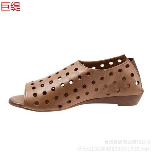 19wish亚马逊独立站Joom eabay外贸35-43大码凉鞋女