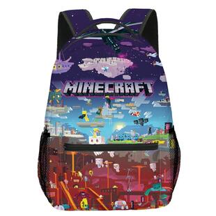 现货新款我的世界Minecraft中小学生书包儿童背包双肩包