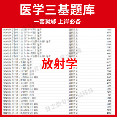 北京市放射学临床医学三基题库软件电子版医疗机构医务人员三基训练指南习题集全科 教材考试护士三基三严培训历年真题外科app网课