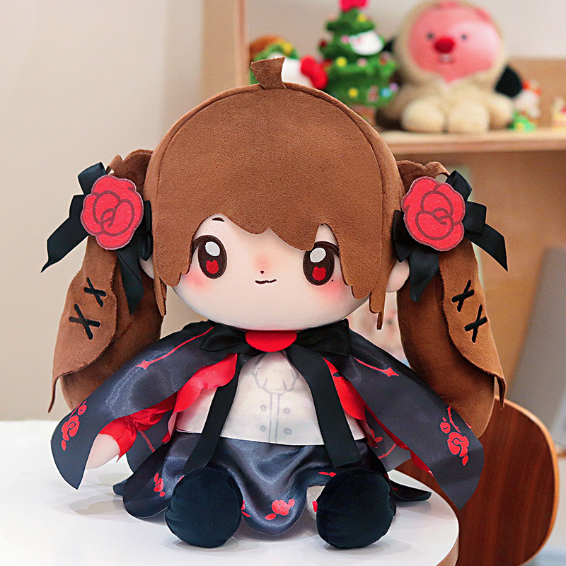 禧乐萌白兔fufu40cm棉花娃娃女套装表情自由更换玩偶正版现货