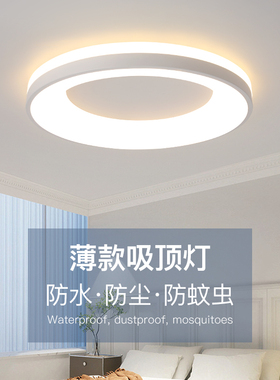 卧室灯主卧2024新款北欧网红高级感创意现代简约大气led吸顶灯具