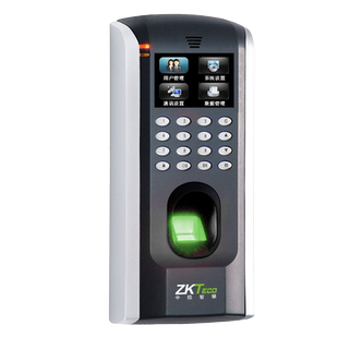 zkteco熵基科技F7plus指纹门禁机网络刷卡密码考勤门禁一体机打卡门禁系统电子门禁锁门禁控制器玻璃门铁门
