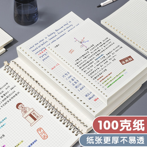 新青年活页本替芯100g纸张