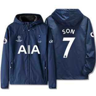 23-24托特纳姆热刺球衣孙兴憨凯恩贝尔夹克男女足球训练外套衣服