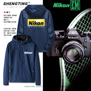 尼康相机nikon外套衣服fm2单反胶片摄影摄像师工作服冲锋衣夹克潮