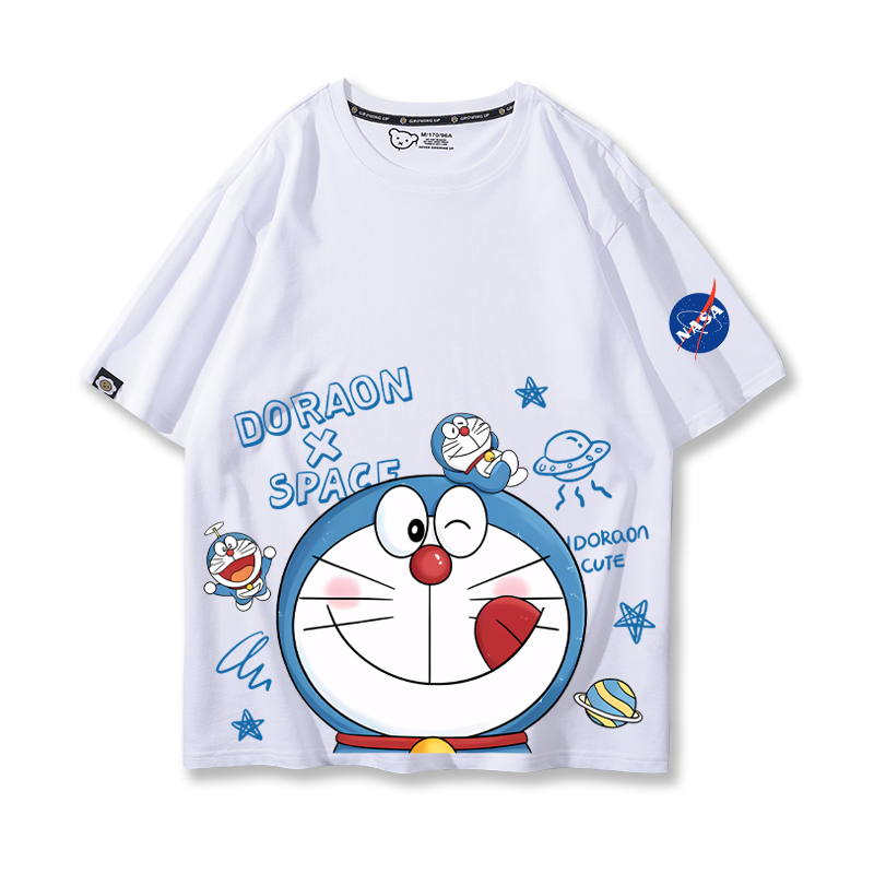 衣服叮当猫周边男女半截袖