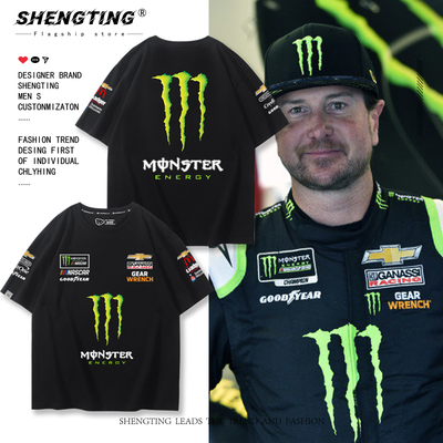 GanassiRacing夏季纯棉T恤男