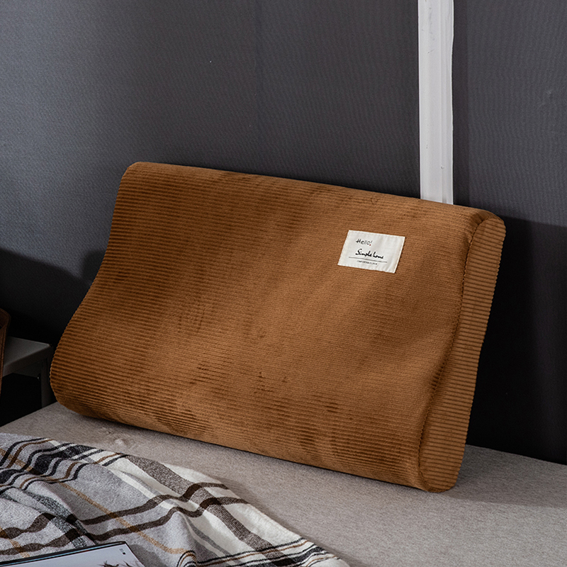 灯芯绒泰国婴儿枕头套