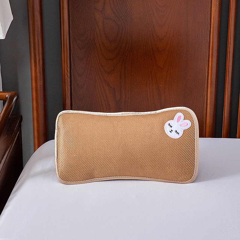 BABY BUCKWHEAT PILLOW MAT HEADREST SUMMER SWEAT ABSORPTION BREATHABLE 0-3 YEARS OLD ICE SILK COOL PILLOW BABY NEWBORN CHILDRENS PILLOW