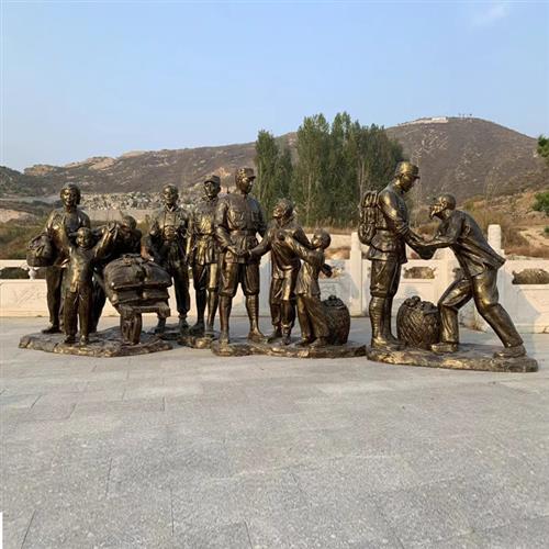 玻璃钢螃蟹卡通人物雕塑树脂仿铜人物景观玻璃钢仿真瓜果蔬菜摆件
