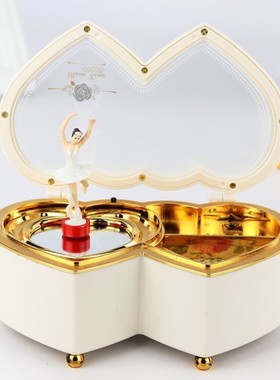 摆件小提琴高级音乐盒八音盒生日礼物创意感小众吉他摆饰复古女生