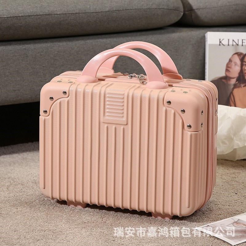 皮箱手提箱复古迷你行李箱款女童轻便手提小小学生行李箱旅行箱