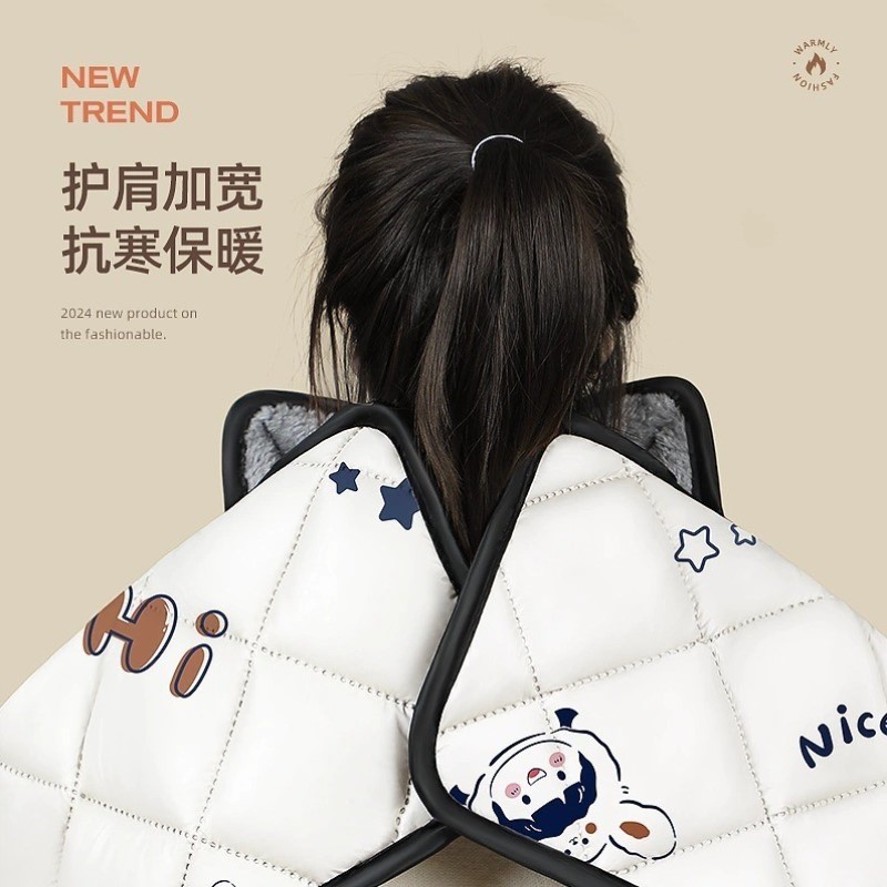 防寒加大新款加厚挡风款冬加绒摩托车电动车2025通用秋款新冬天被