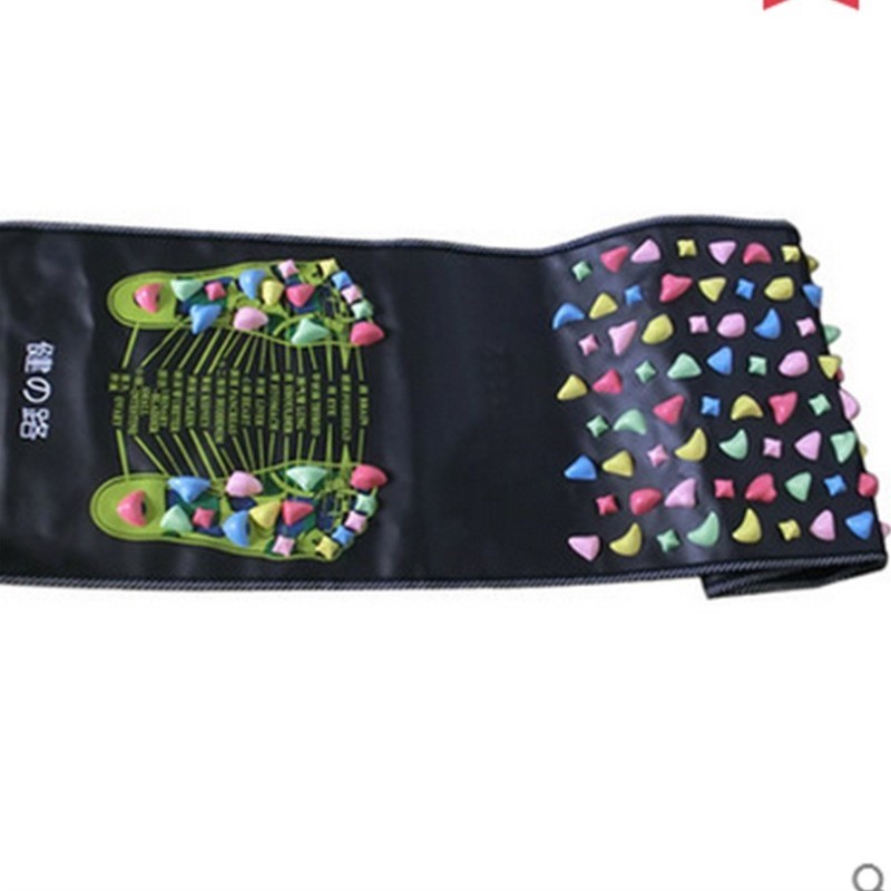 踏脚按摩指走毯脚底毯按摩足底按摩垫仿鹅卵石垫包邮压板按摩垫