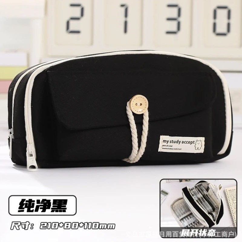 文具盒款大容量新款袋r日系高颜值ins女孩男孩简约2025铅笔风