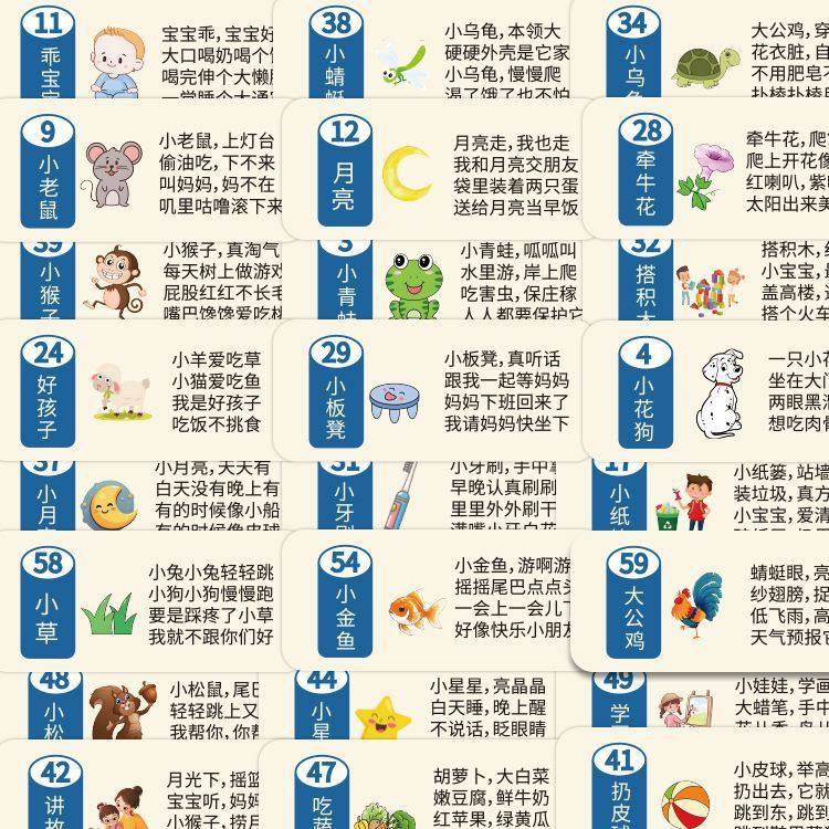 120张顺口溜贴纸儿童早教成长手册平板手机手帐行李箱桌面DIY装饰,文具电教/文化用品/商务用品,贴纸/立体贴纸,淘宝优惠券,粉丝福利购,淘宝优惠卷