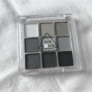 Gray Smokey Makeup Eyeshadow Palette Pearlescent 烟熏妆眼影