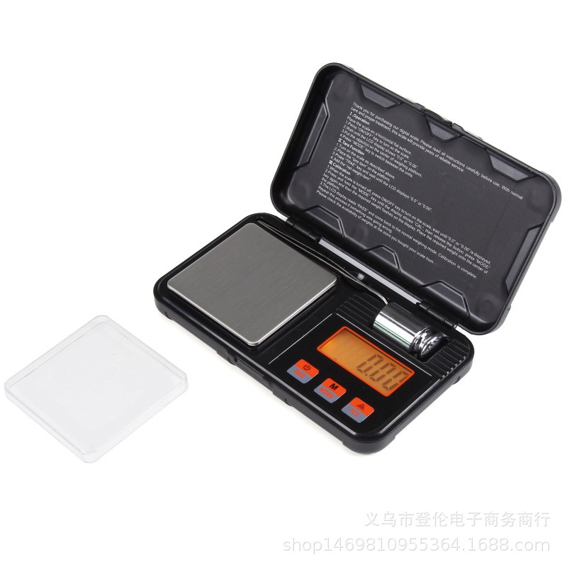 高精度0.001g工具盒珠宝秤口袋秤克称0.01g家用电子秤便携 手掌称