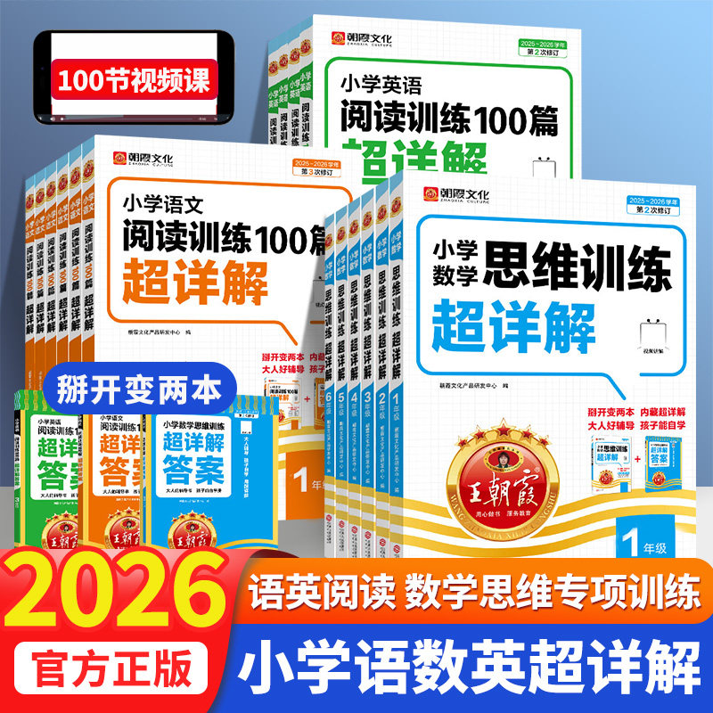 王朝霞语文阅读真题100篇超详解
