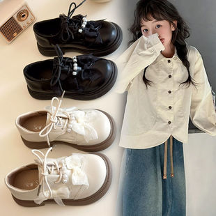 时装 甜美花朵小皮鞋 儿童英伦风公主单鞋 皮鞋 新款 2025春季 女童时尚