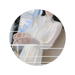 春秋加绒加厚蕾丝连衣裙子女装秋冬装2026年新款高级感气质打底裙